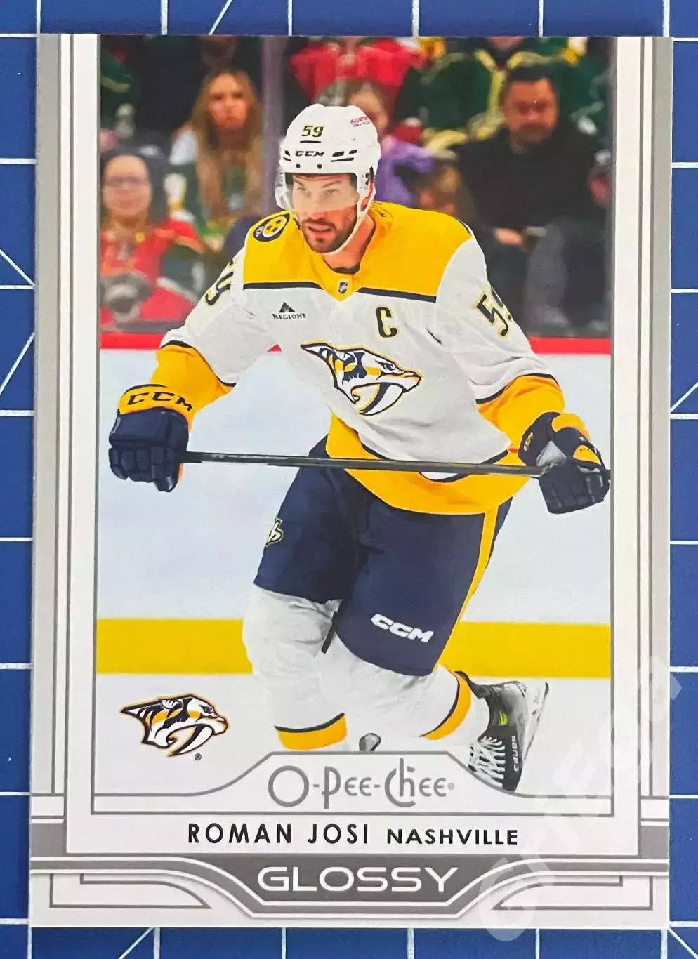 Хоккей карточка Roman Josi/Роман Йоси (Nashville Predators/Нэшвилл Предаторз)