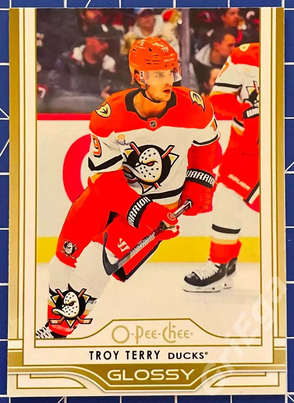 Хоккей карточка Troy Terry/Трой Терри (Anaheim Ducks/Анахайм Дакс)