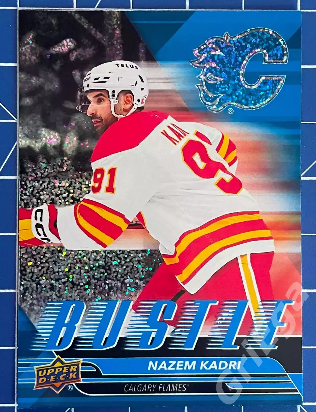 Хоккей карточка Nazem Kadri/Назем Кадри (Calgary Flames/Калгари Флэймз)
