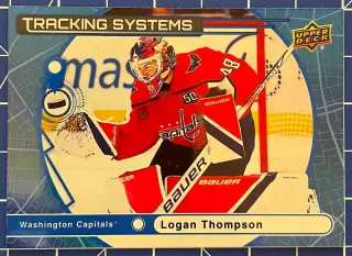 Хоккей карточка Logan Thompson/Логан Томпсон (Washington Capitals/Вашингтон)