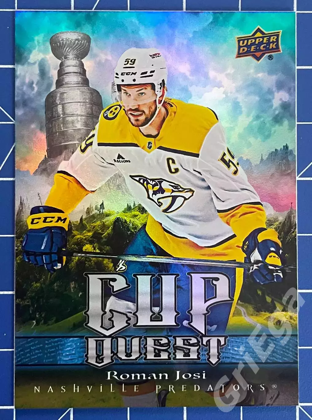 Хоккей карточка Roman Josi/Роман Йоси (Nashville Predators/Нэшвилл Предаторз)
