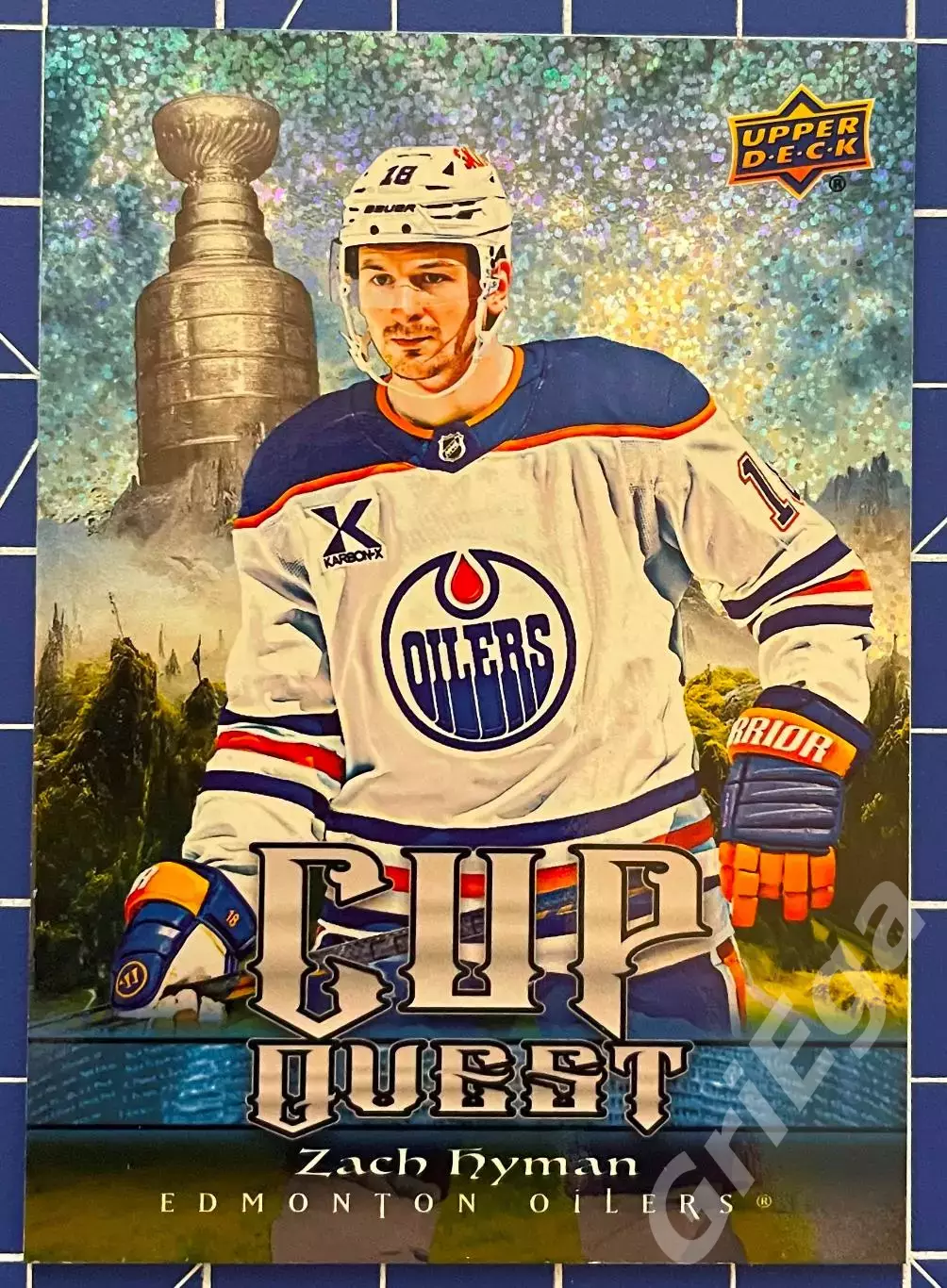 Хоккей карточка Zach Hyman/Зак Хайман (Edmonton Oilers/Эдмонтон Ойлерз)