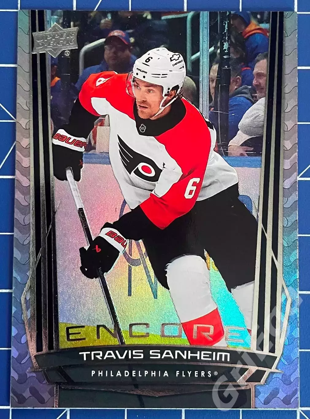 Хоккей карточка Travis Sanheim/Трэвис Сэнхайм (Philadelphia Flyers/Филадельфия)