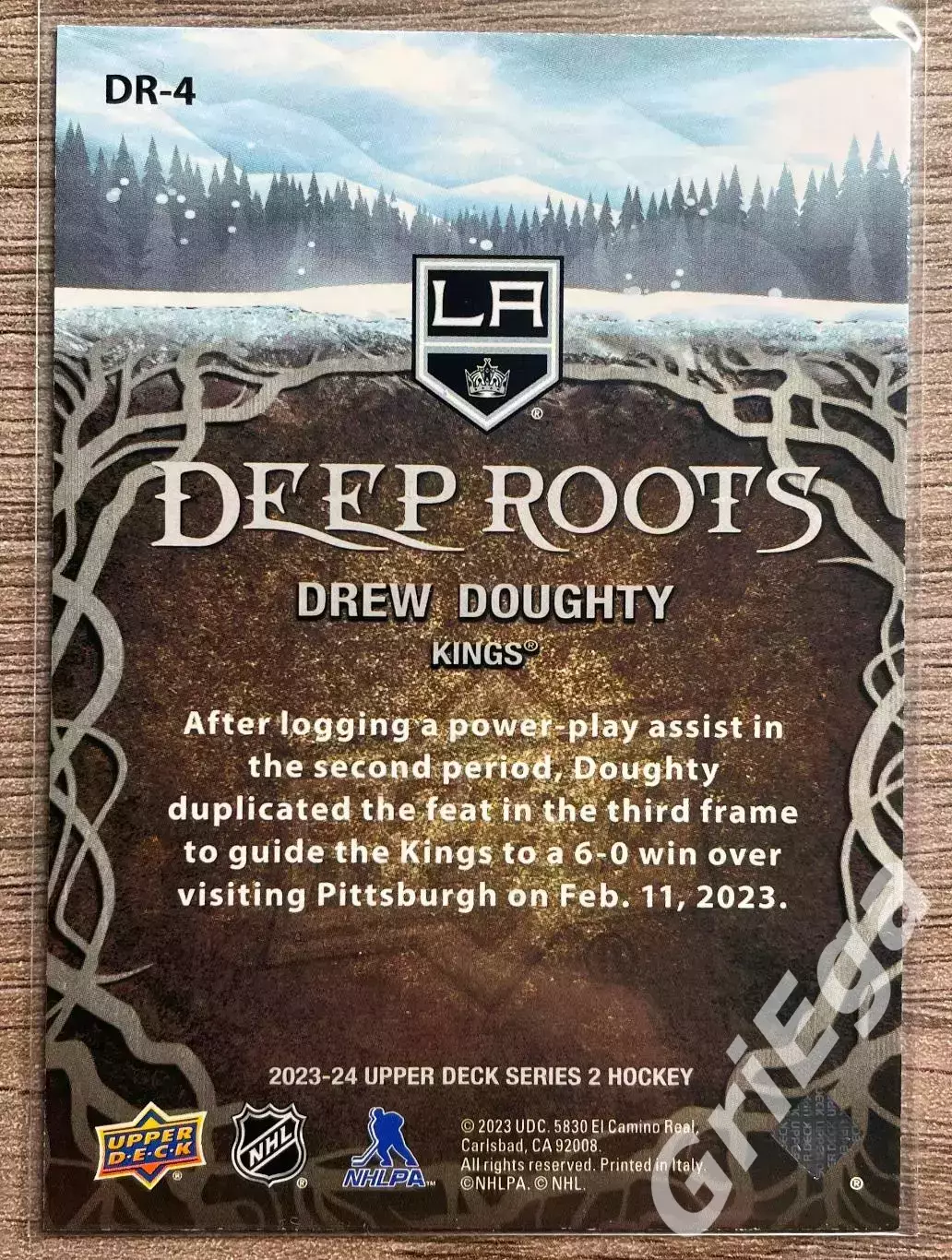 Хоккей карточка Drew Doughty/Дрю Даути (Los Angeles Kings/Лос-Анджелес Кингз) 1