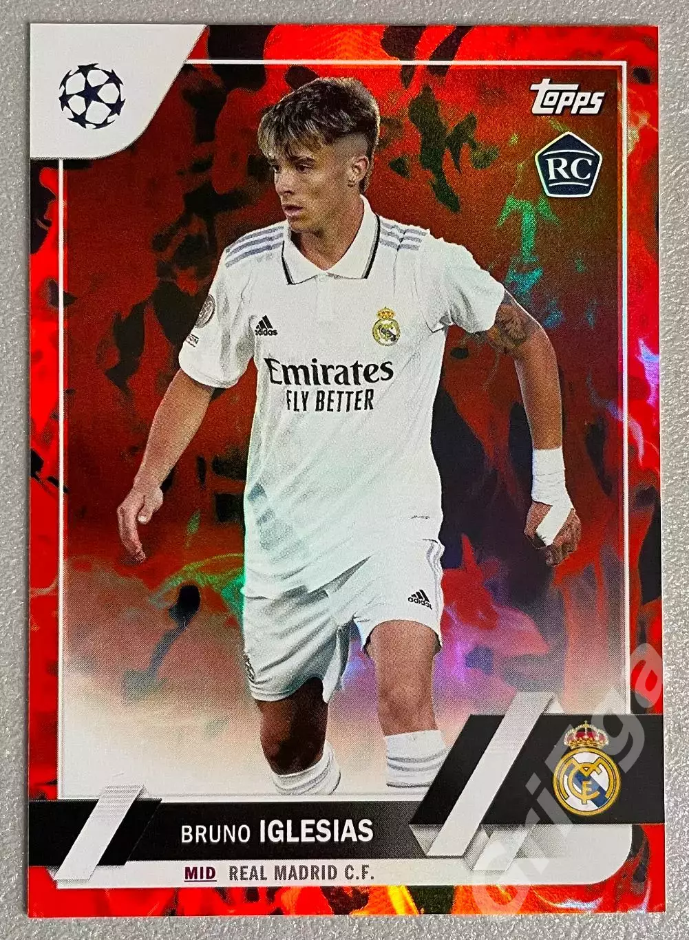 Футбол карточка Bruno Iglesias/Бруно Иглесиас (Real Madrid/Реал Мадрид)