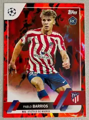 Футбол карточка Pablo Barrios/Пабло Барриос (Atletico Madrid/Атлетико Мадрид)