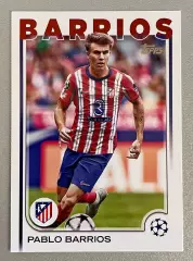 Футбол карточка Pablo Barrios/Пабло Барриос (Atletico Madrid/Атлетико Мадрид)