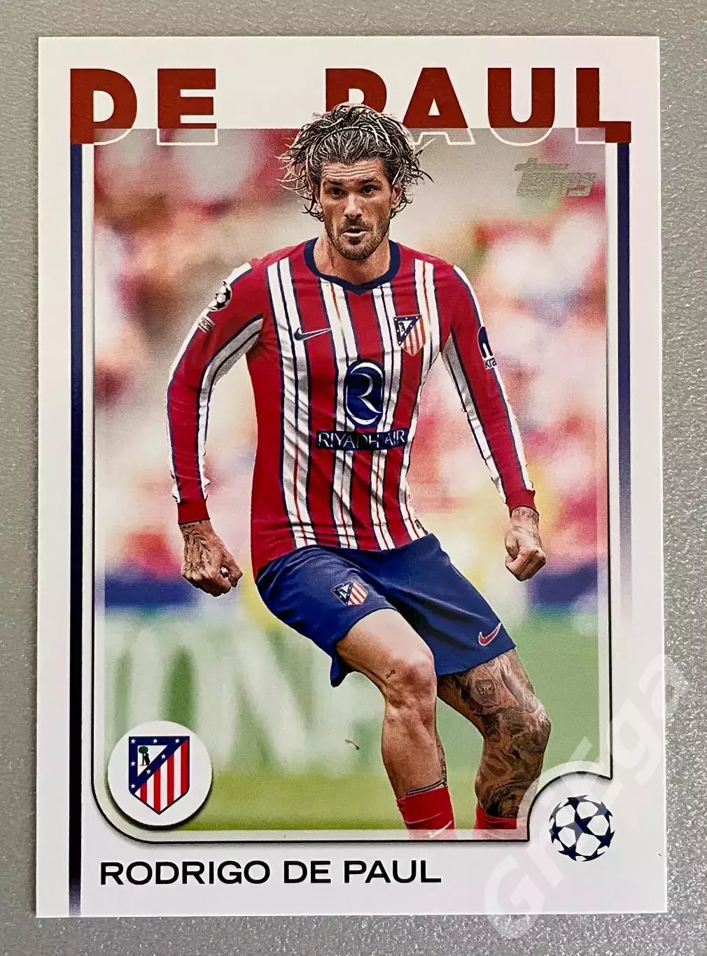 Карточка Rodrigo de Paul/Родриго де Пауль (Atletico Madrid/Атлетико Мадрид)