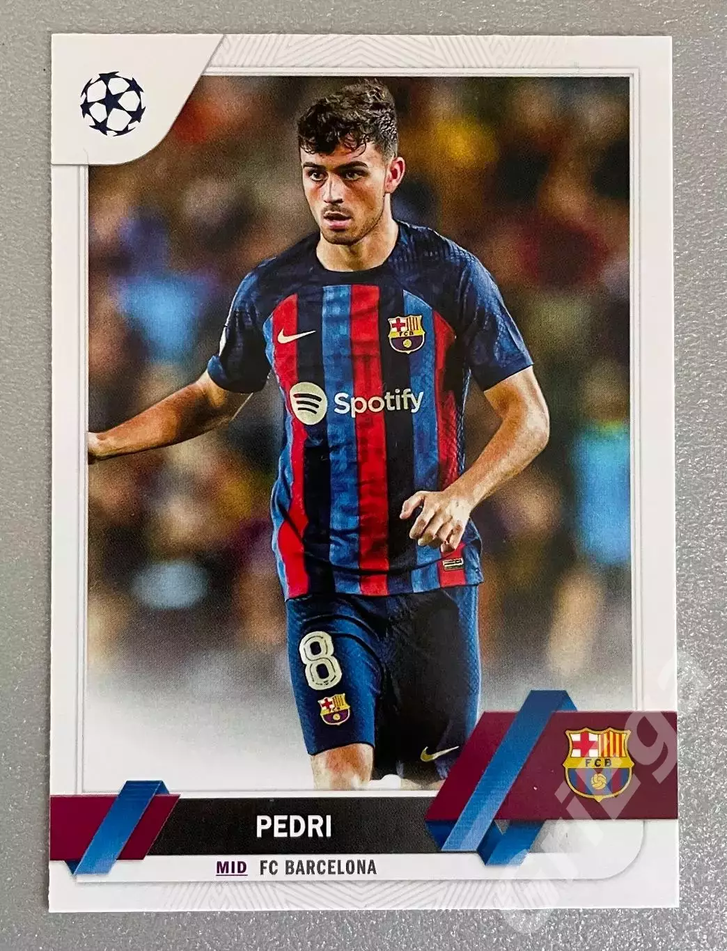 Футбол карточка Pedri/Педри (Barcelona/Барселона) TOPPS 2022-23