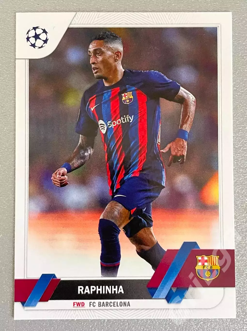 Футбол карточка Raphinha/Рафинья (Barcelona/Барселона) TOPPS 2022-23