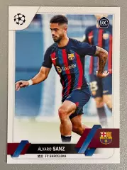 Футбол карточка Alvaro Sanz/Альваро Санс (Barcelona/Барселона) TOPPS 2022-23