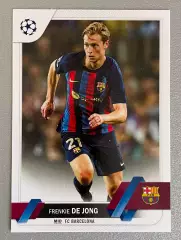 Карточка Frenkie de Jong/Френки Де Йонг (Barcelona/Барселона) TOPPS 2022-23