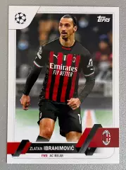 Карточка Zlatan Ibrahimovic/Златан Ибрагимович (Milan/Милан) TOPPS 2022-23