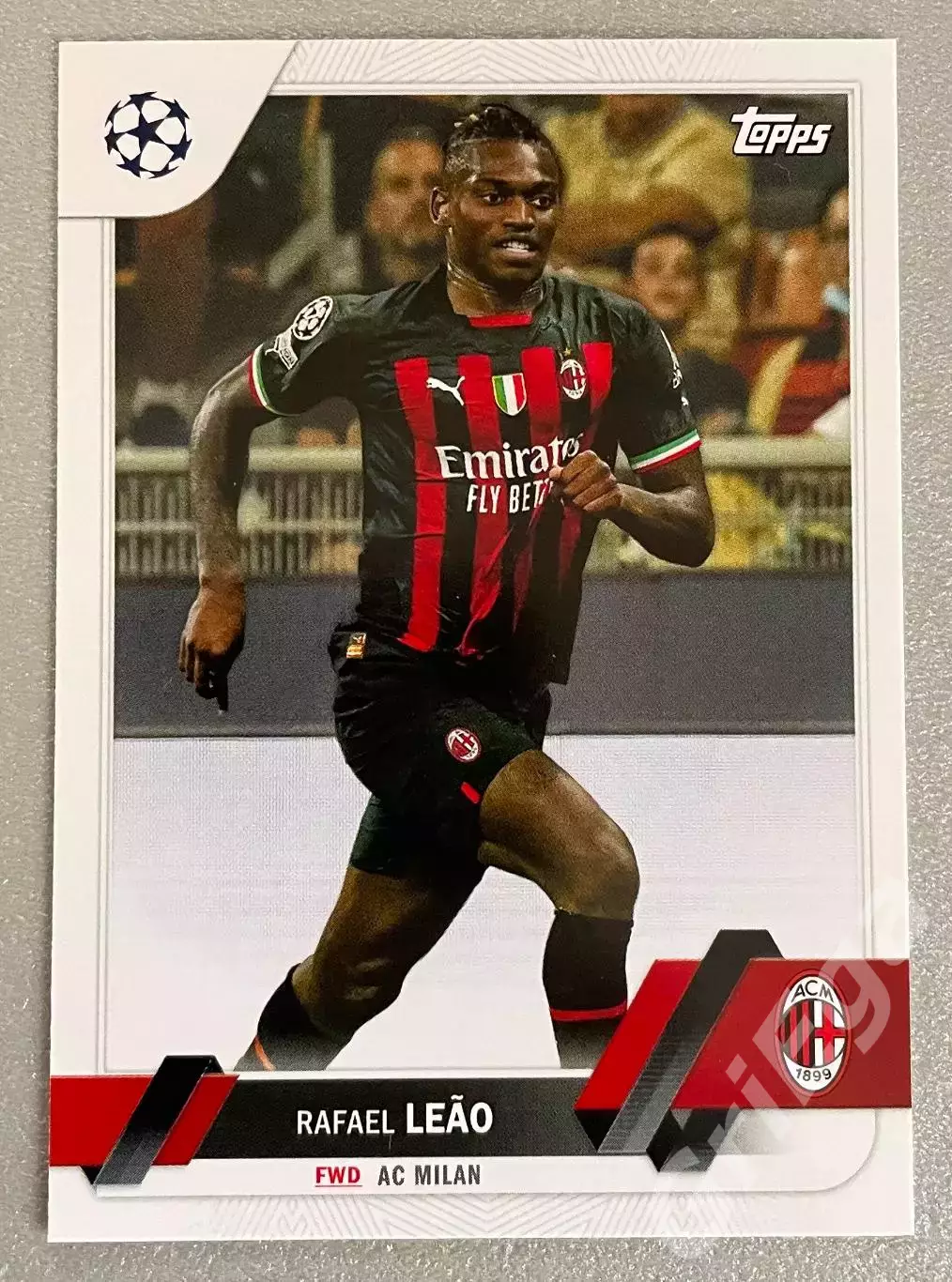 Карточка Rafael Leao/Рафаэл Леау (Milan/Милан) TOPPS 2022-23