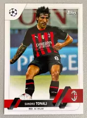 Карточка Sandro Tonali/Сандро Тонали (Milan/Милан) TOPPS 2022-23