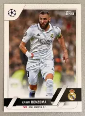 Футбол карточка Karim Benzema/Карим Бензема (Real Madrid/Реал Мадрид) TOPPS