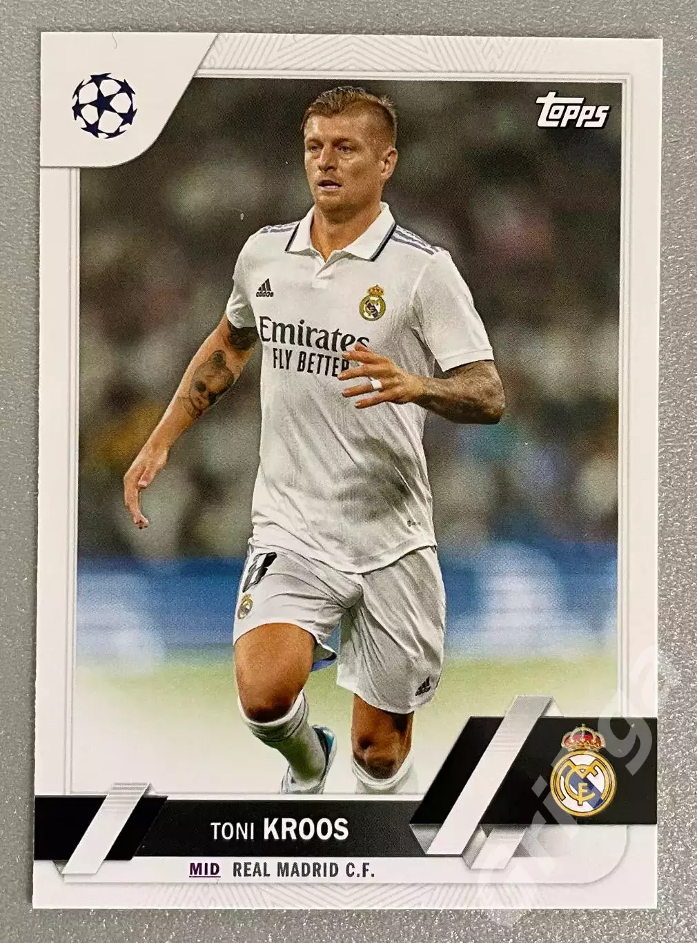 Футбол карточка Toni Kroos/Тони Кроос (Real Madrid/Реал Мадрид) TOPPS 2022-23