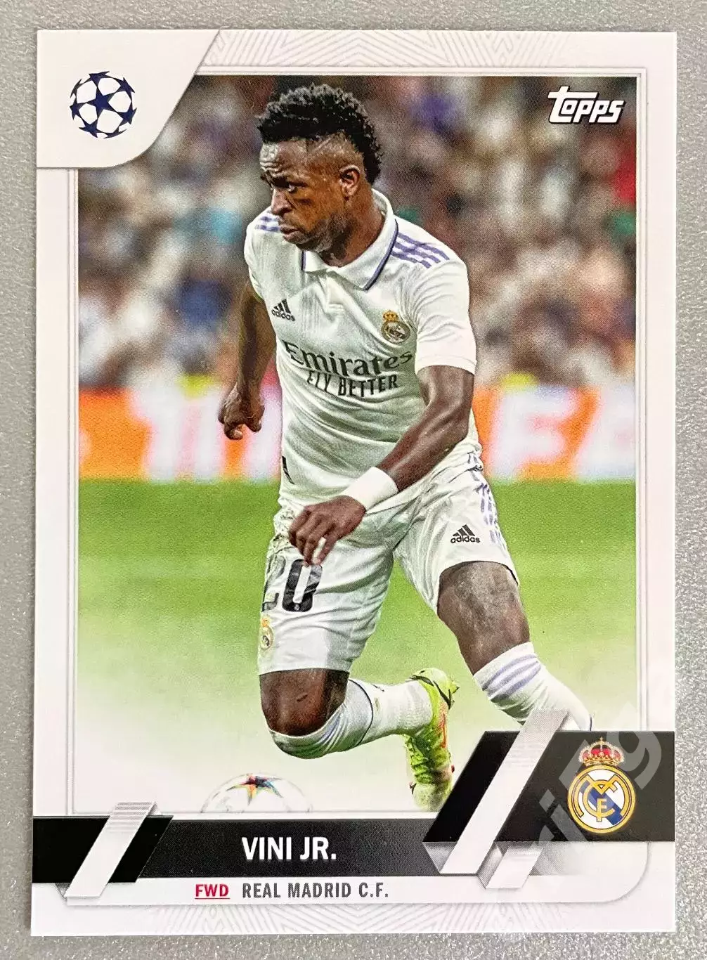 Карточка Vinicius Junior/Винисиус Жуниор (Real Madrid/Реал Мадрид) TOPPS 2022-23