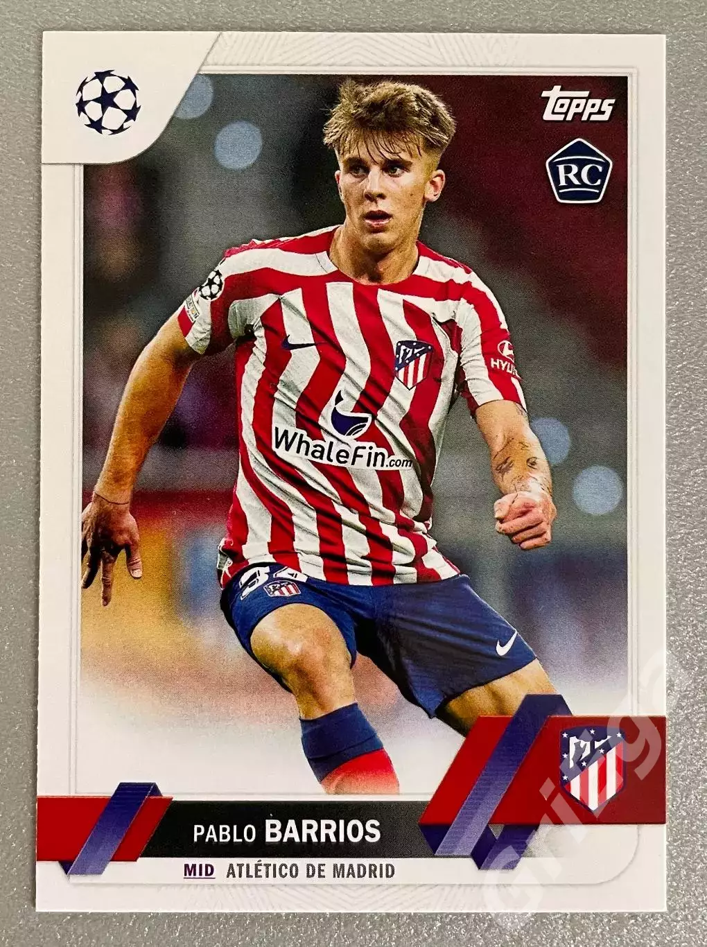 Карточка #157 Pablo Barrios/Пабло Барриос (Atletico Madrid/Атлетико Мадрид)