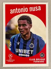 Футбол карточка Antonio Nusa/Антонио Нуса (Brugge/Брюгге) TOPPS 2022-23