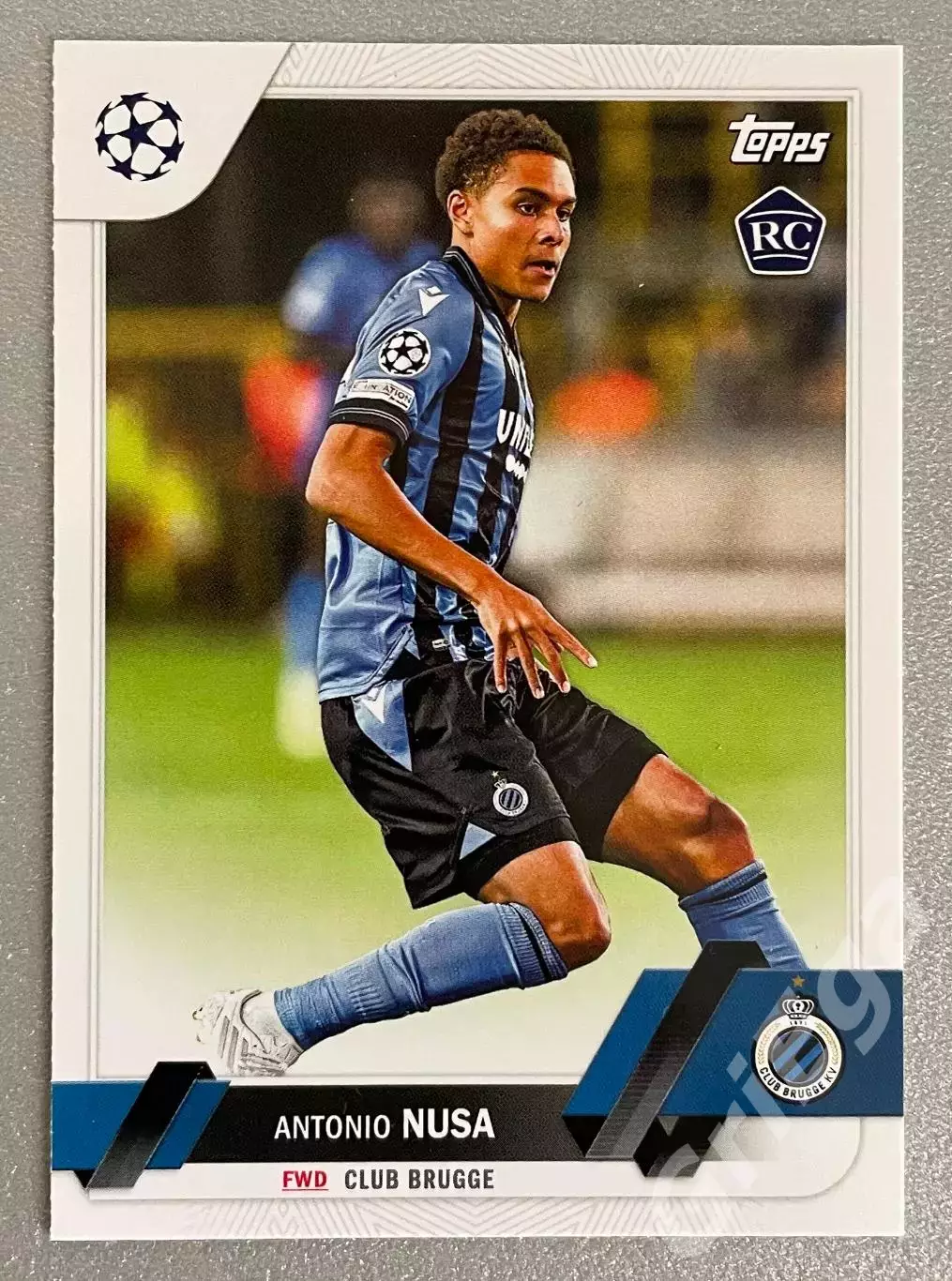 Футбол карточка #140 Antonio Nusa/Антонио Нуса (Brugge/Брюгге) TOPPS 2022-23