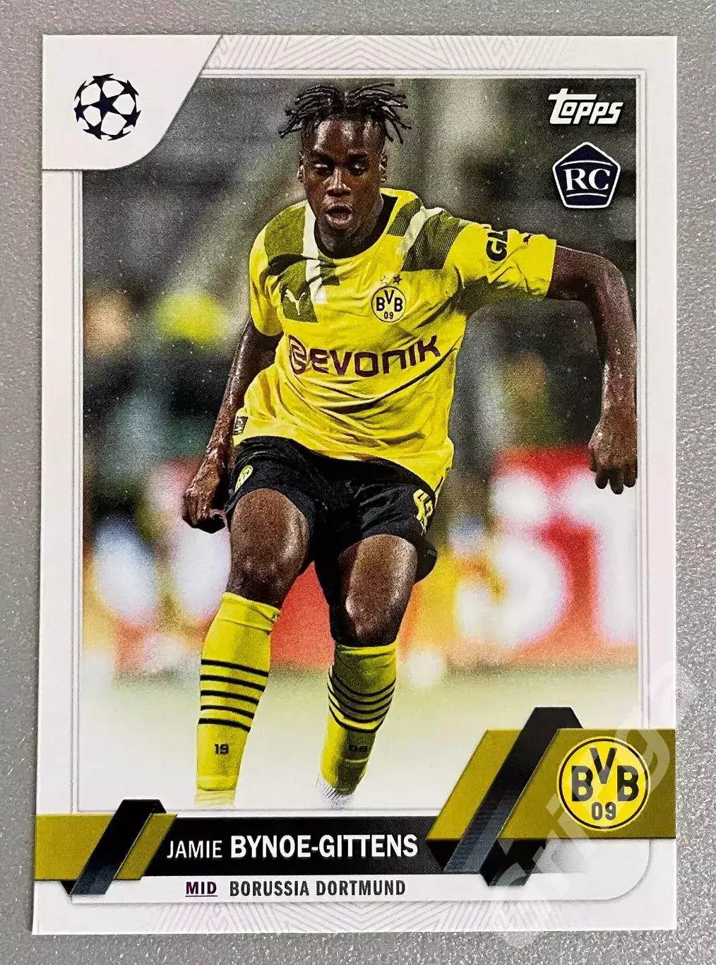Карточка Jamie Bynoe-Gittens/Джейми Байно-Гиттенс (Borussia Dortmund/Дортмунд)