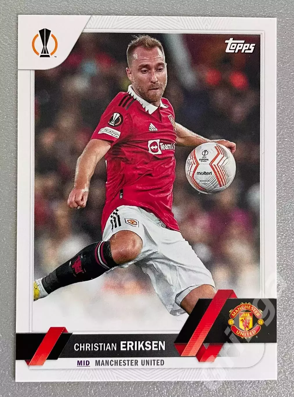 Карточка Christian Eriksen/Кристиан Эриксен (Manchester United/Манчестер) TOPPS