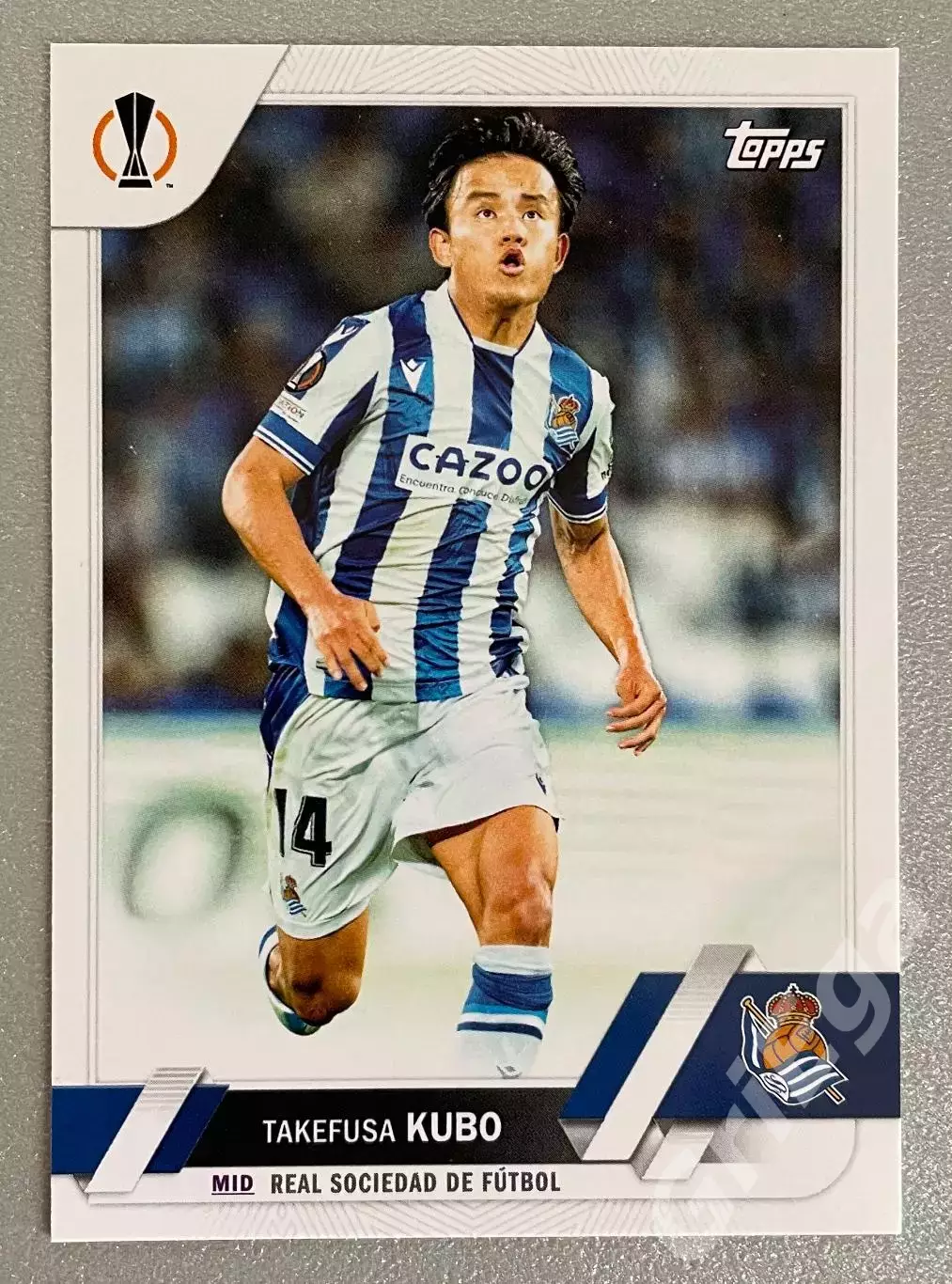 Футбол карточка Takefusa Kubo/Такэфуса Кубо (Real Sociedad/Реал Сосьедад)
