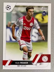 Футбол карточка Youri Regeer/Юри Регер (Ajax/Аякс) TOPPS 2022-23