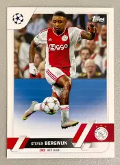 Футбол карточка Steven Bergwijn/Стивен Бергвейн (Ajax/Аякс) TOPPS 2022-23