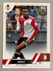 Футбол карточка Danilo/Данило (Feyenoord/Фейеноорд) TOPPS 2022-23