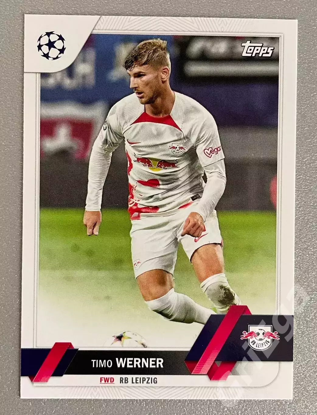 Футбол карточка Timo Werner/Тимо Вернер (RB Leipzig/РБ Лейпциг) TOPPS 2022-23