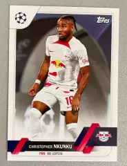Футбол карточка Christopher Nkunku/Кристофер Нкунку (RB Leipzig/РБ Лейпциг)