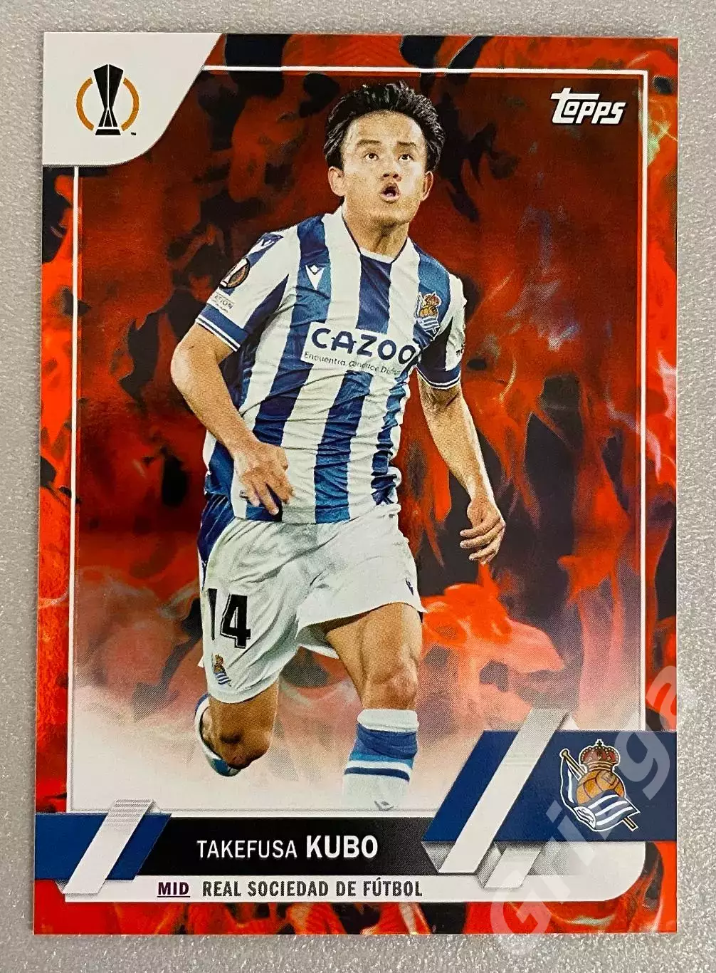 Футбол карточка Takefusa Kubo/Такэфуса Кубо (Real Sociedad/Реал Сосьедад)