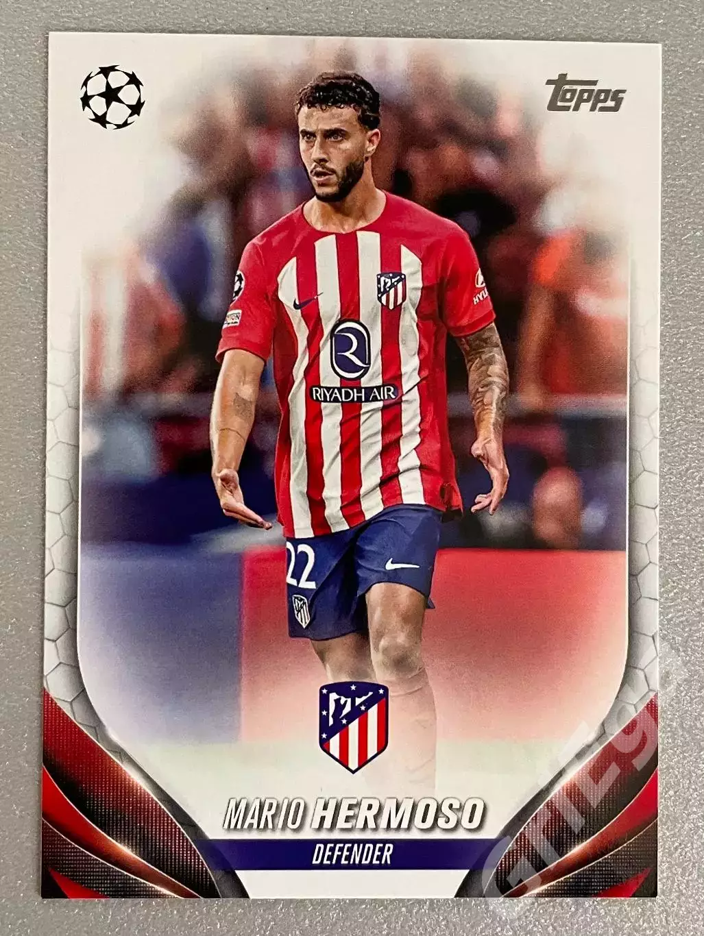 Футбол карточка Mario Hermoso/Марио Эрмосо (Атлетико Мадрид/Atletico Madrid)