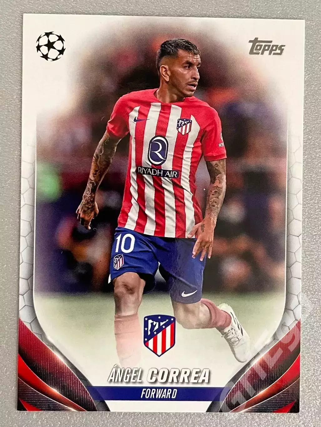 Футбол карточка Angel Correa/Анхель Корреа (Atletico Madrid/Атлетико Мадрид)