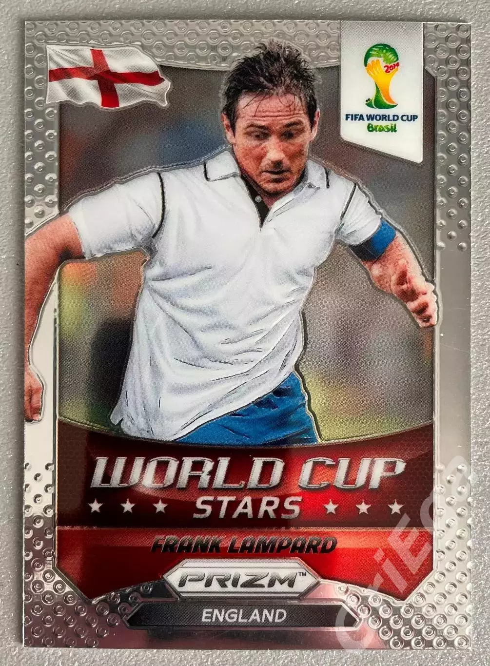 Футбол карточка #13 Frank Lampard/Фрэнк Лэмпард (England/Англия) ЧМ 2014 Prizm