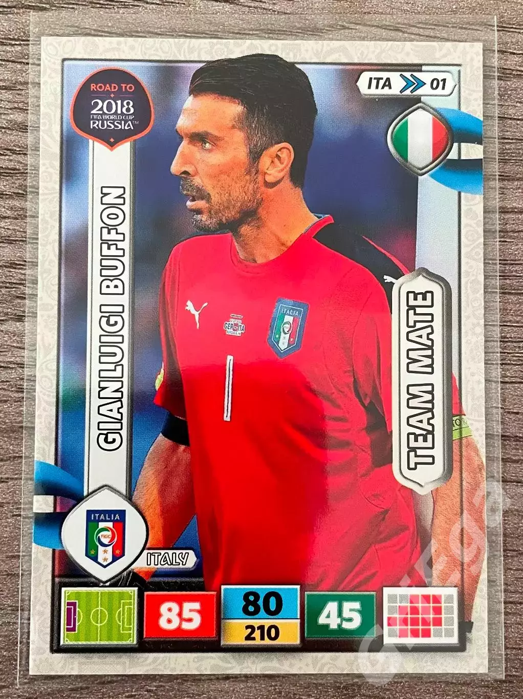 Футбол карточка Gianluigi Buffon/Джанлуиджи Буффон (Italy/Италия) ЧМ 2018