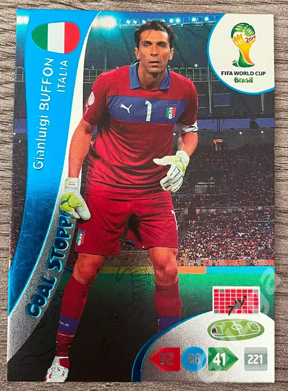 Футбол карточка Gianluigi Buffon/Джанлуиджи Буффон (Italy/Италия) ЧМ 2014