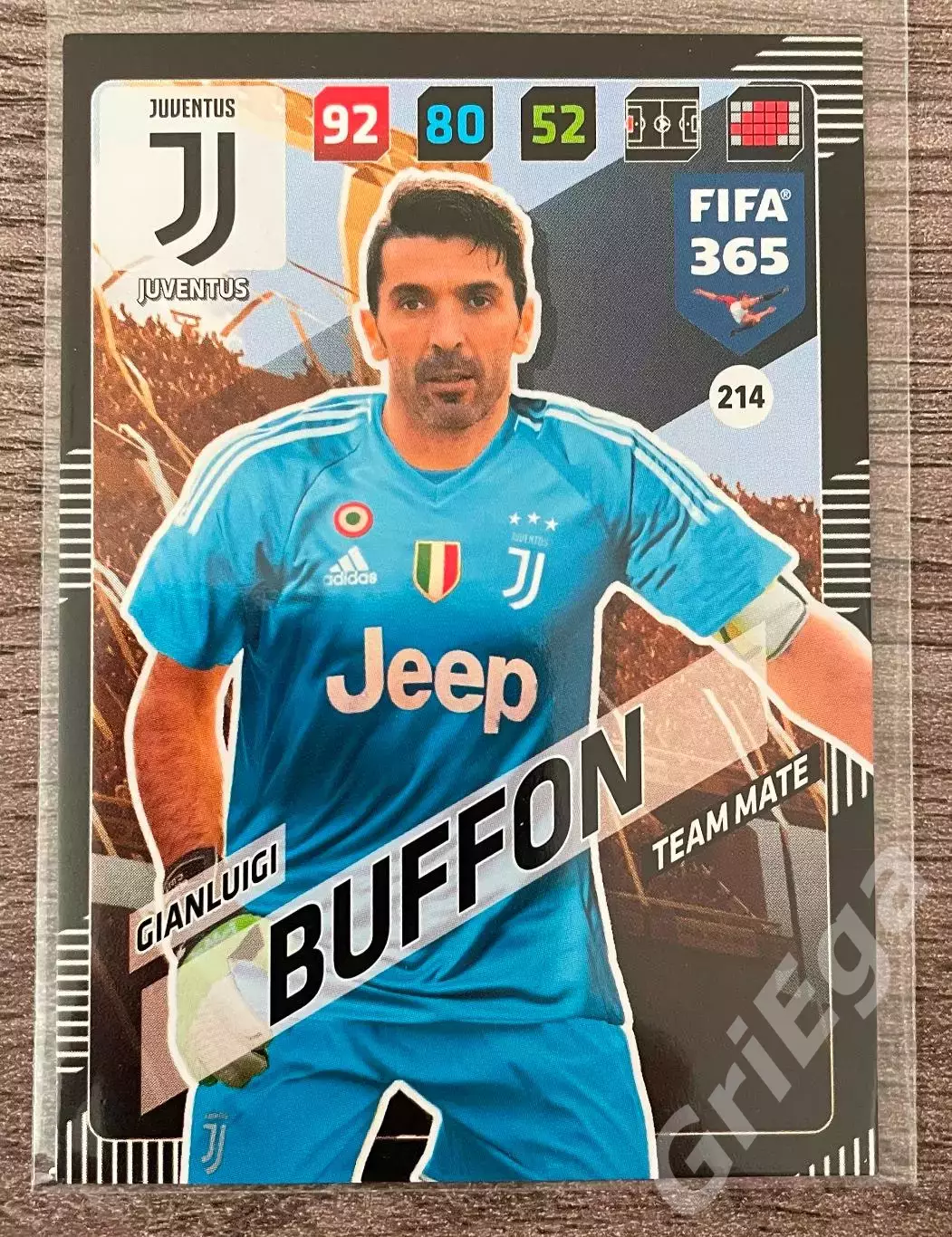 Футбол карточка Gianluigi Buffon/Джанлуиджи Буффон (Juventus/Ювентус) 2017-18