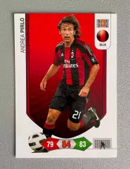 Футбол карточка Andrea Pirlo/Андреа Пирло (Milan/Милан) PANINI 2010-11