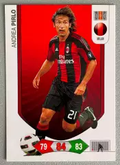 Футбол карточка Andrea Pirlo/Андреа Пирло (Milan/Милан) PANINI 2010-11