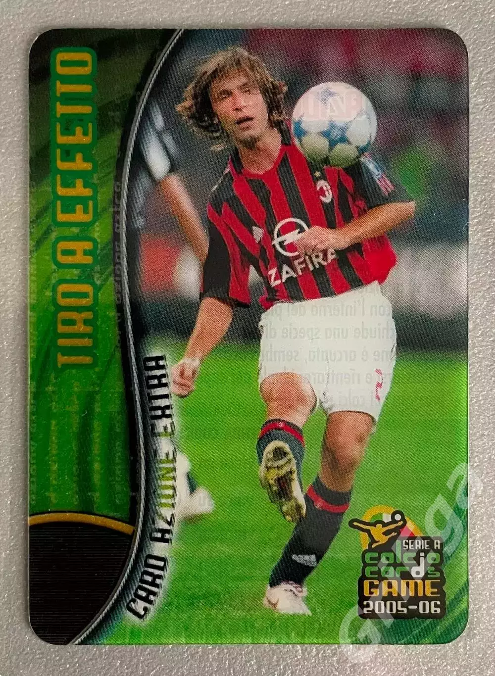 Футбол карточка Andrea Pirlo/Андреа Пирло (Milan/Милан) PANINI 2005-2006