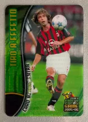 Футбол карточка Andrea Pirlo/Андреа Пирло (Milan/Милан) PANINI 2005-2006