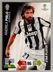 Футбол карточка Andrea Pirlo/Андреа Пирло (Juventus/Ювентус) PANINI ЛЧ 2012-13