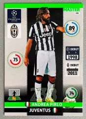 Футбол карточка Andrea Pirlo/Андреа Пирло (Juventus/Ювентус) PANINI ЛЧ 2014-15