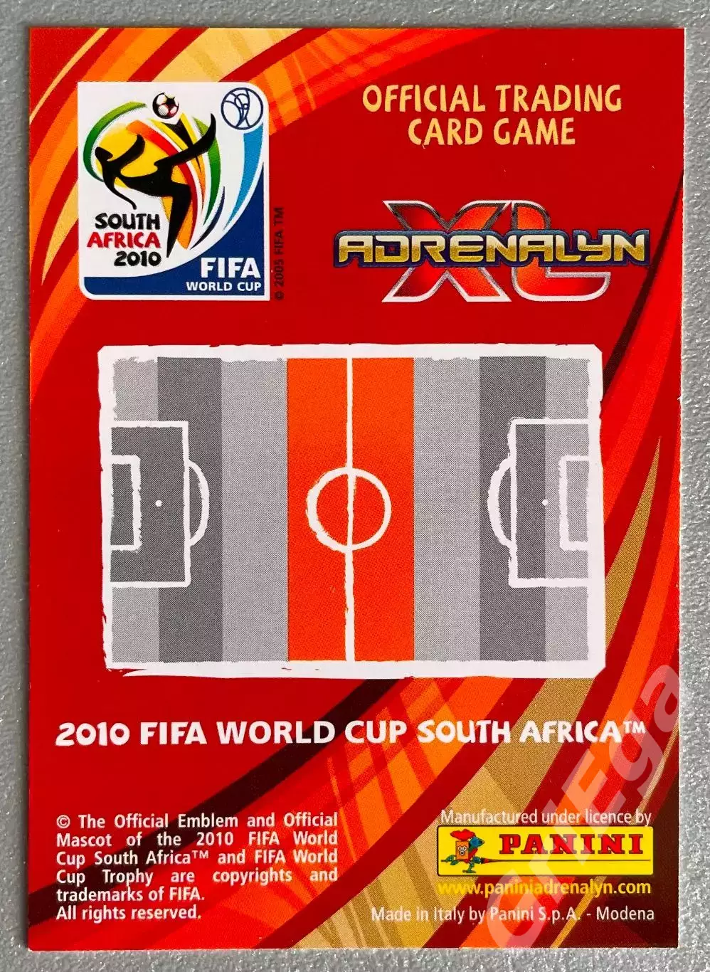 Футбол карточка Andrea Pirlo/Андреа Пирло (Italia/Италия) PANINI ЧМ 2010 1