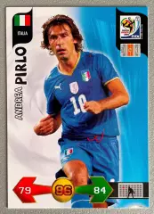 Футбол карточка Andrea Pirlo/Андреа Пирло (Italia/Италия) PANINI ЧМ 2010