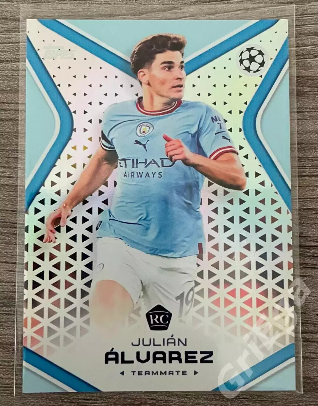Футбол карточка Julian Alvarez/Хулиан Альварес (Manchester City/Манчестер Сити)
