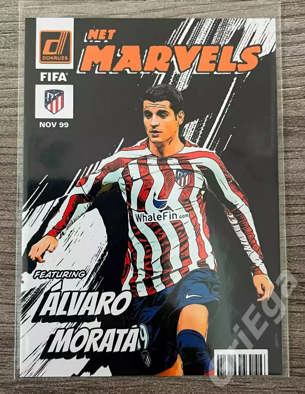 Футбол карточка Alvaro Morata/Альваро Мората (Atletico Madrid/Атлетико Мадрид)